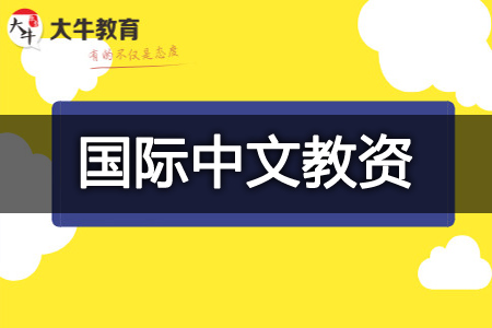 国际中文教师资格证